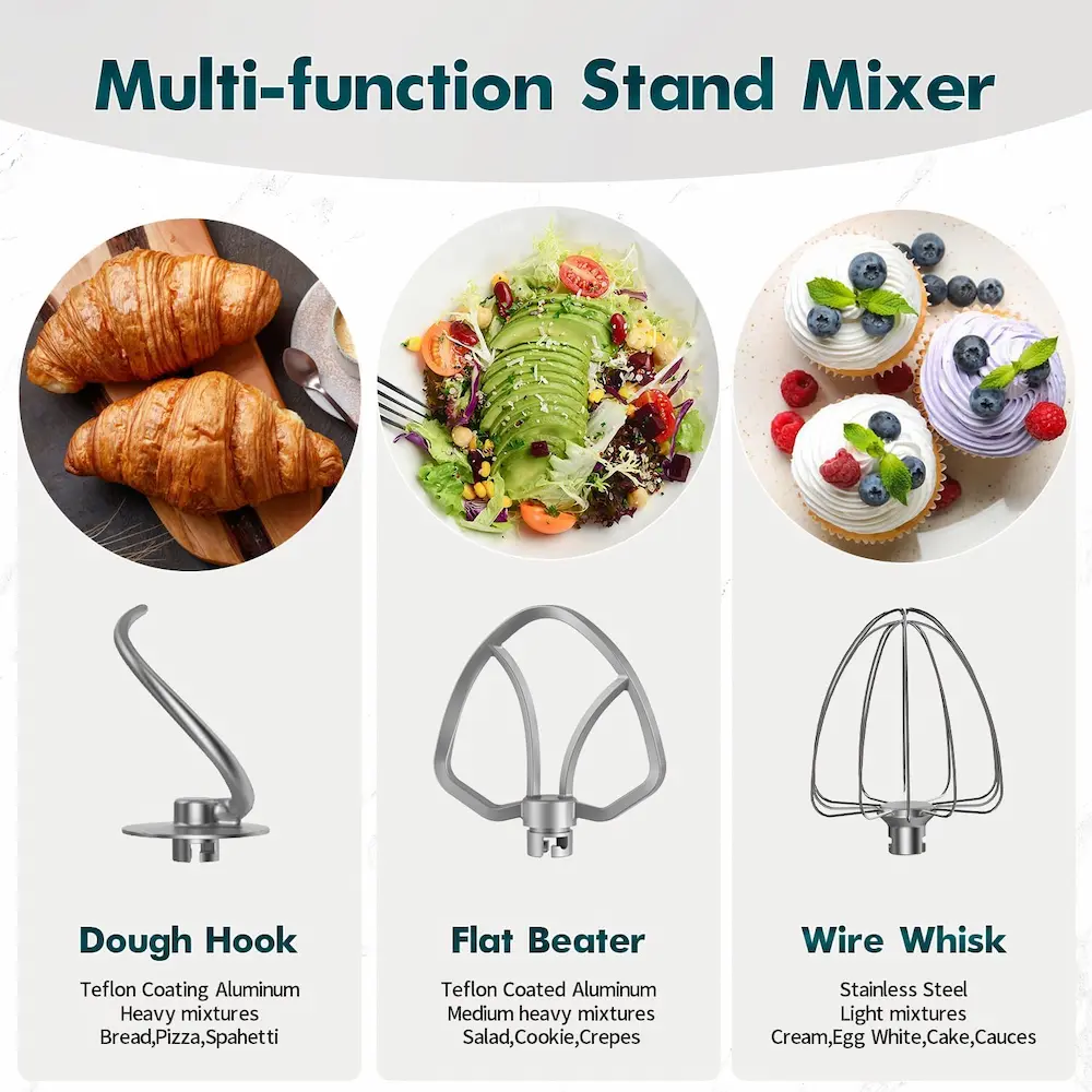 COOKLEE Stand Mixer Functions